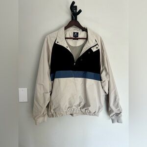 Vintage Men’s Quarter Zip Windbreaker